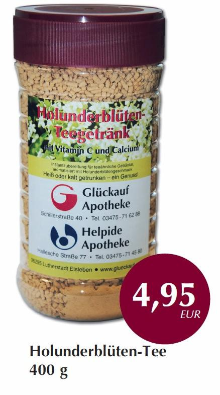 Hollunderblüten Teegetränk